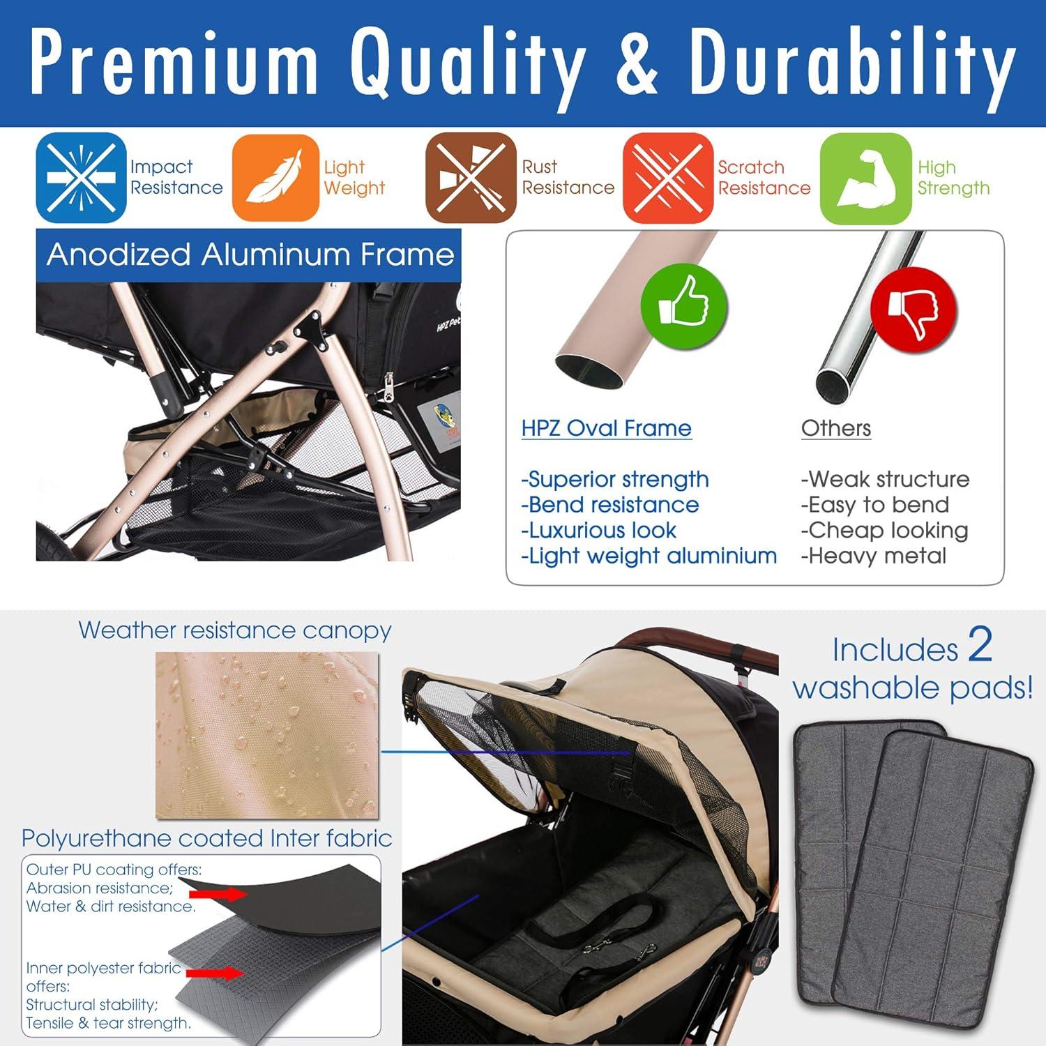 Why We Trust the⁤ XL Extra-Long Pet Stroller ⁣for Every Adventure