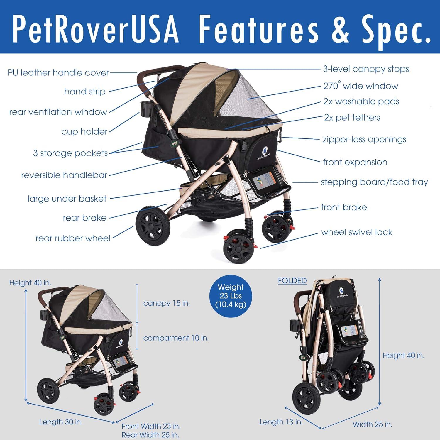 Why We Trust the XL Extra-Long Pet ‍Stroller for Every ‌Adventure